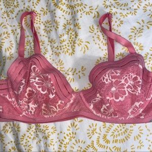 VS PINK Pink Lacey Bralette
